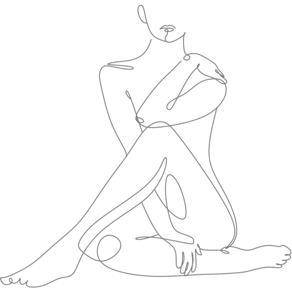 woman full body drawing