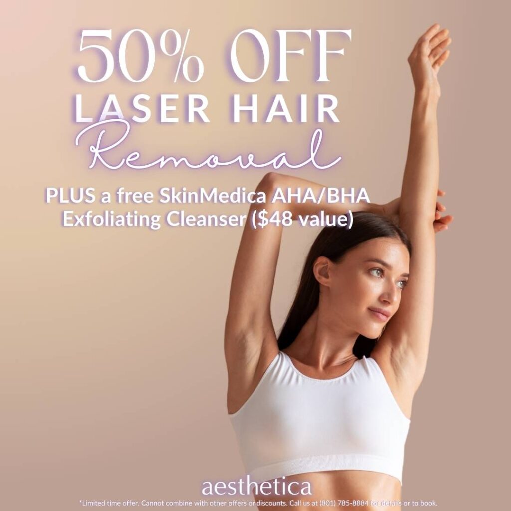 50% off laser hair removal special near me