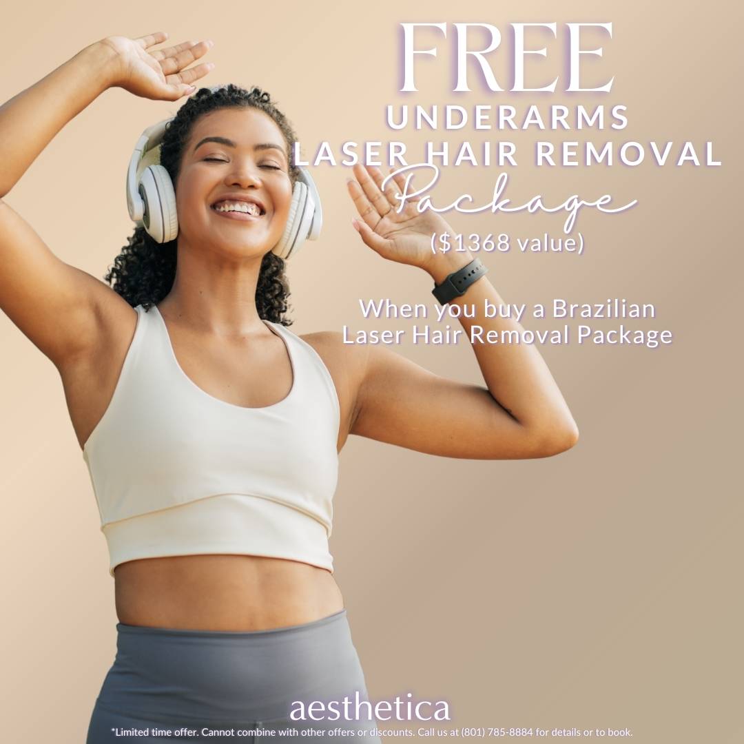 laser hair removal special for brazilian and underarms utah