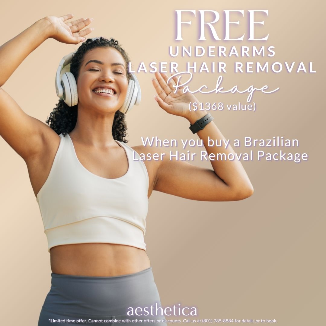 laser hair removal special for brazilian and underarms utah