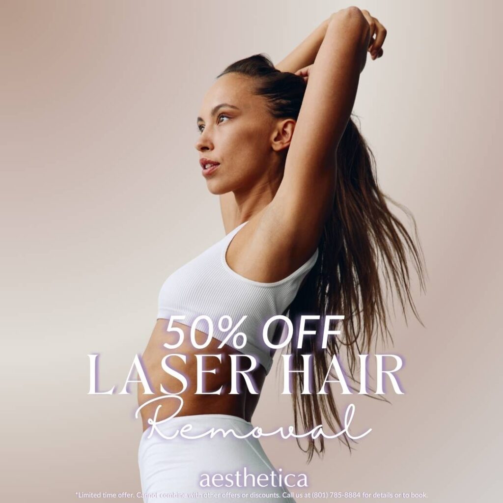 50% off laser hair removal special offer utah