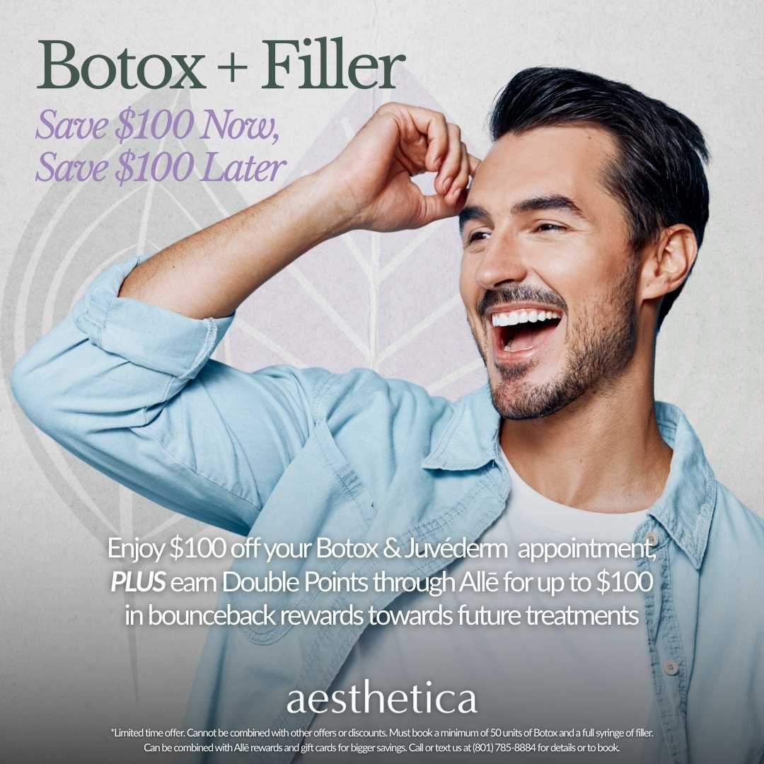 botox and filler offer for men