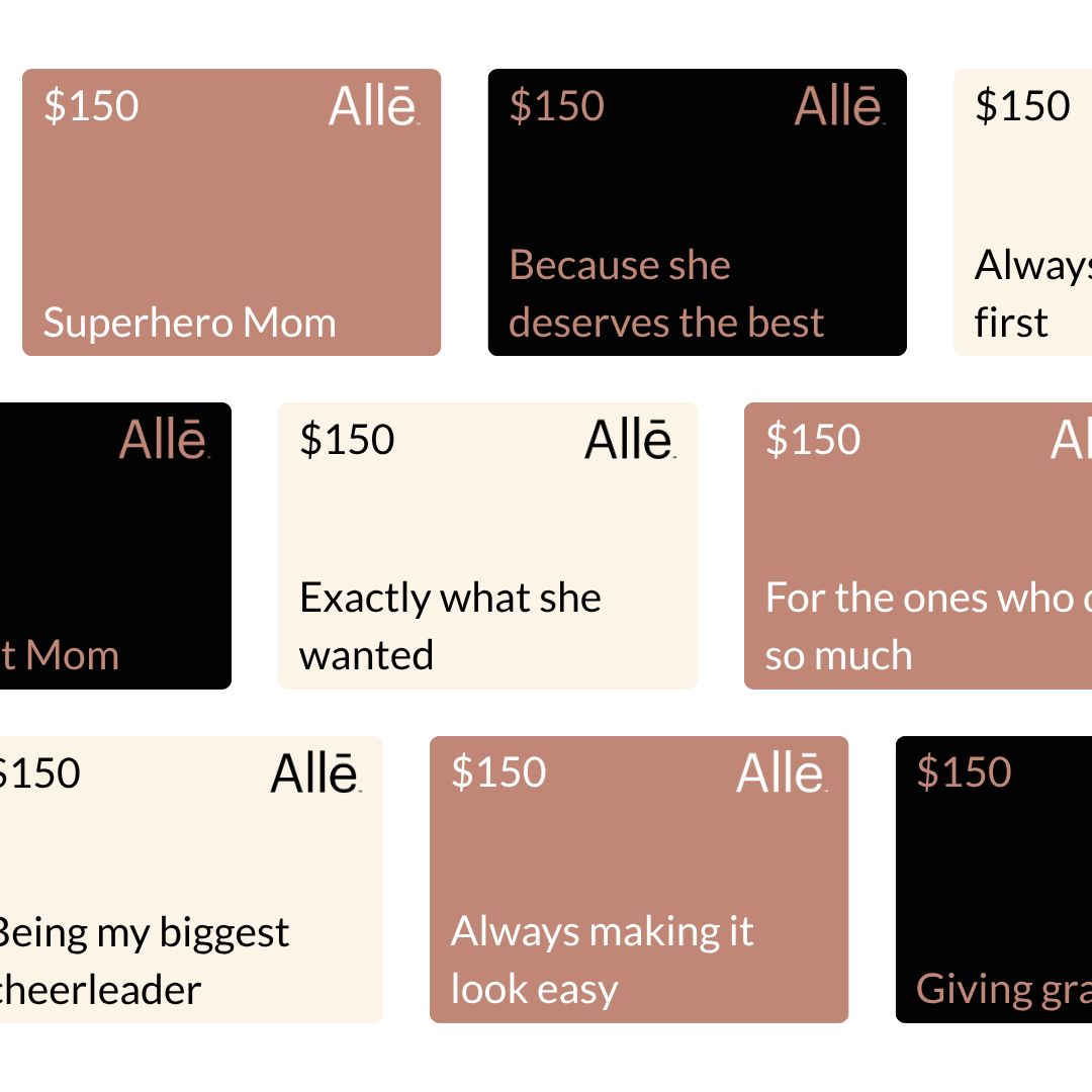 alle mother's day gift card
