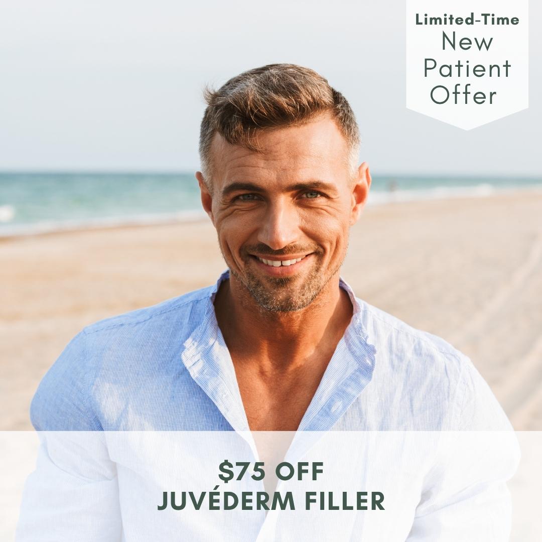 men's filler special for new patients