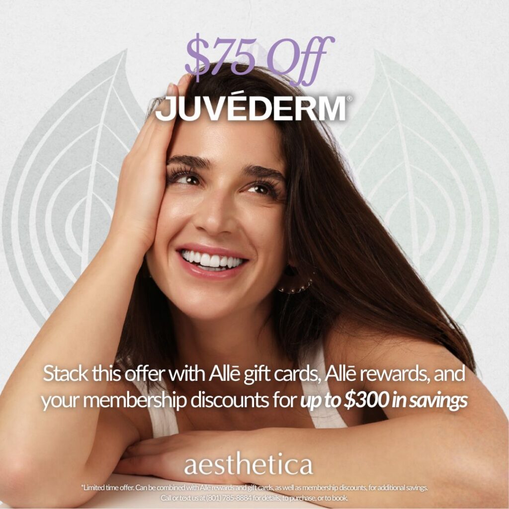 juvederm day 2026 $75 off filler in utah near me