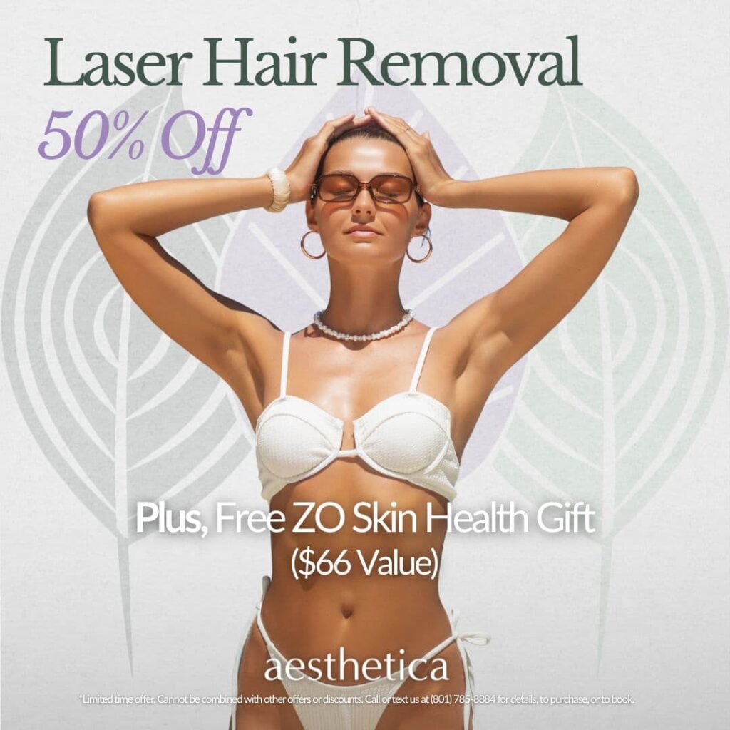 50% off laser hair removal special