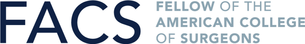 facs board certified plastic surgeon logo